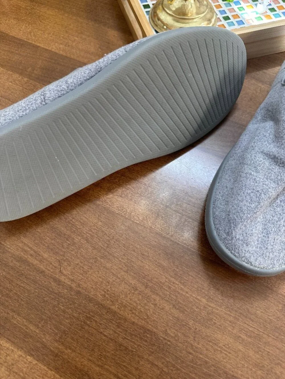 Allbirds Men's Wool Lounger, Everyday Slip-On Sneakers, Light Gray